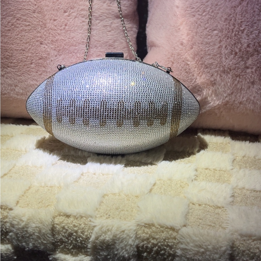 Elegant Silver Clutch Bag